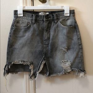 jean skirt